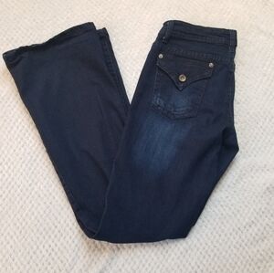 Paper Denim & Cloth Flare dark wash sz 6 jeans